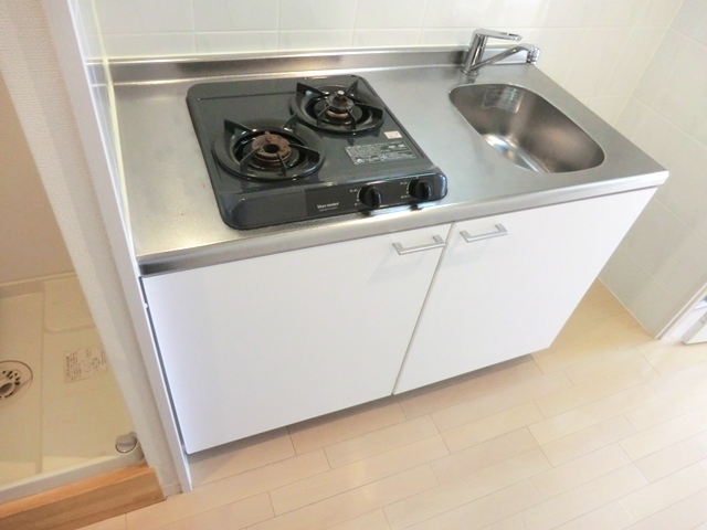 Kitchen.  ☆ It comes with 2 lot gas stoves ☆ 