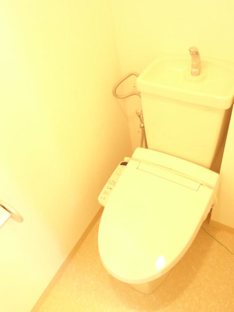 Toilet. Photo is a thing of the same floor plan of the third floor