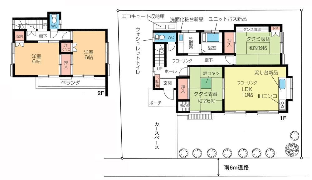 Floor plan. 8.3 million yen, 4LDK, Land area 138.06 sq m , Building area 93.57 sq m floor plan