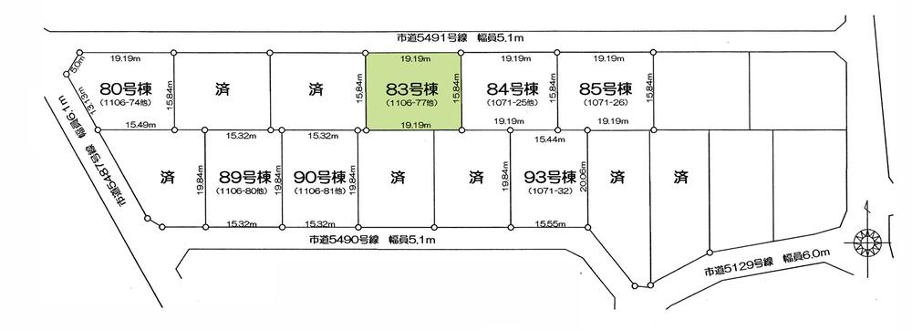 Compartment figure. Land price 11.8 million yen, Land area 304.06 sq m