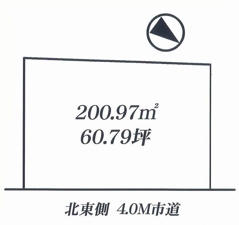 Compartment figure. Land price 23.8 million yen, Land area 200.97 sq m