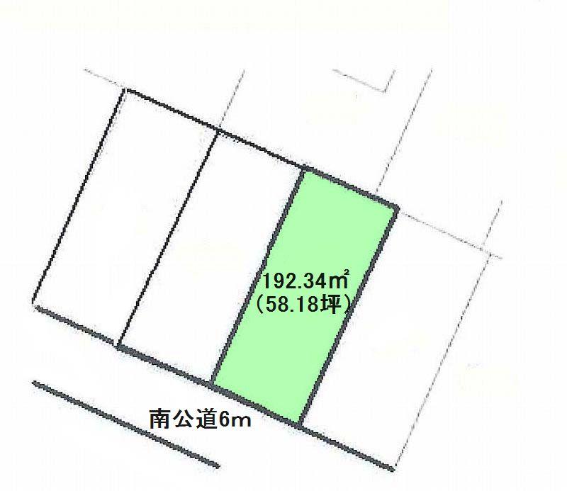 Compartment figure. Land price 29,092,000 yen, Land area 192.34 sq m