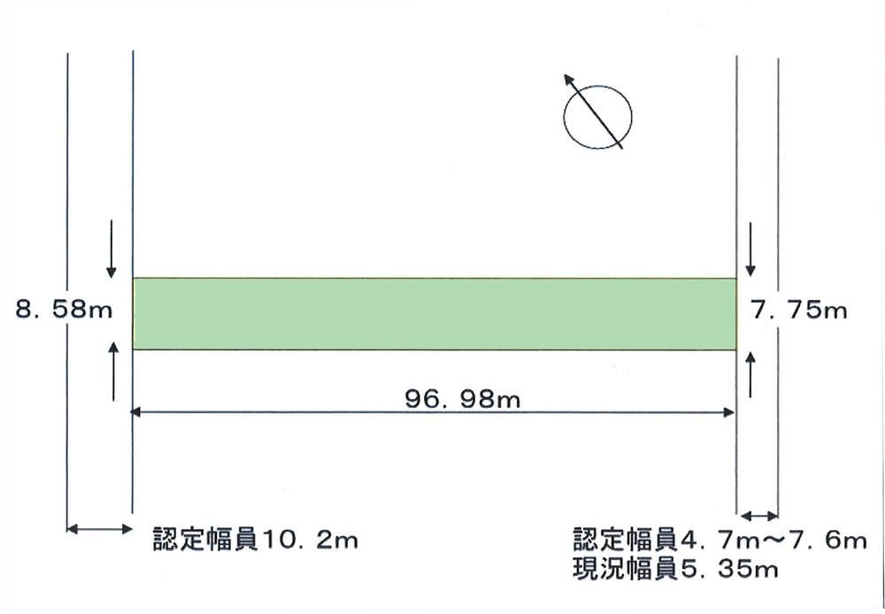 Compartment figure. Land price 69,600,000 yen, Land area 794.84 sq m compartment view
