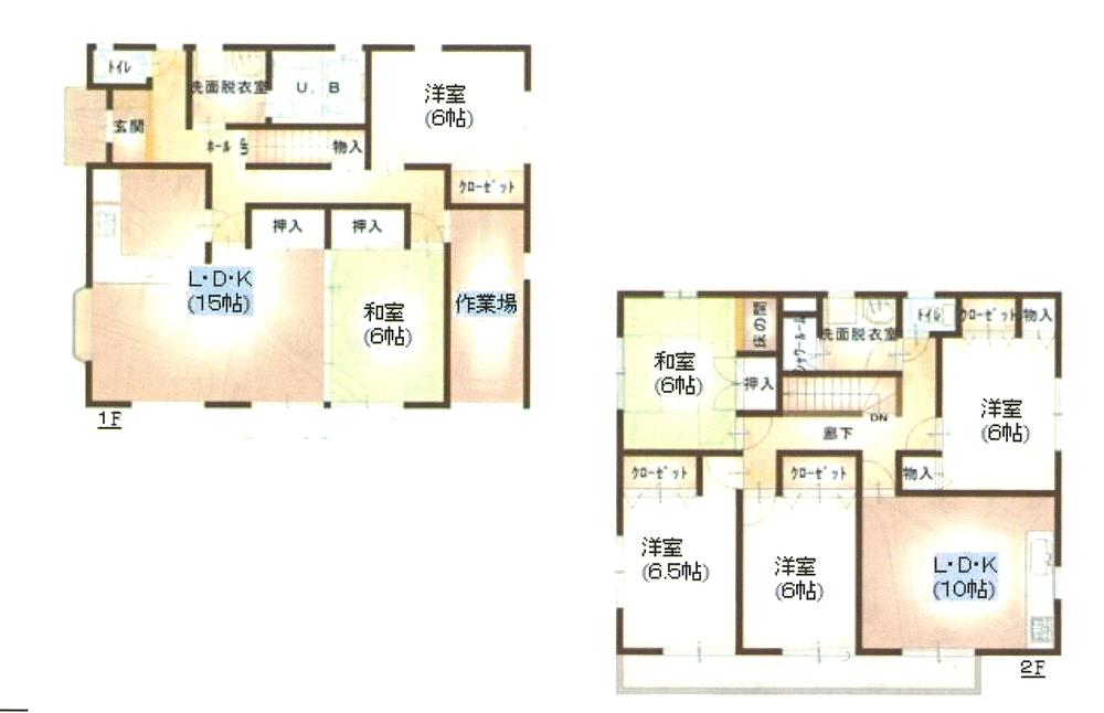 Floor plan. 33,800,000 yen, 6LDK + S (storeroom), Land area 165.49 sq m , Building area 165.34 sq m floor plan