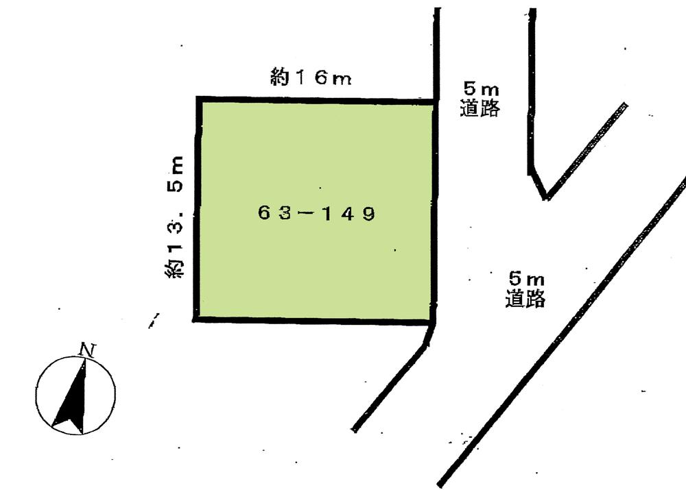 Compartment figure. Land price 22 million yen, Land area 216.36 sq m compartment view
