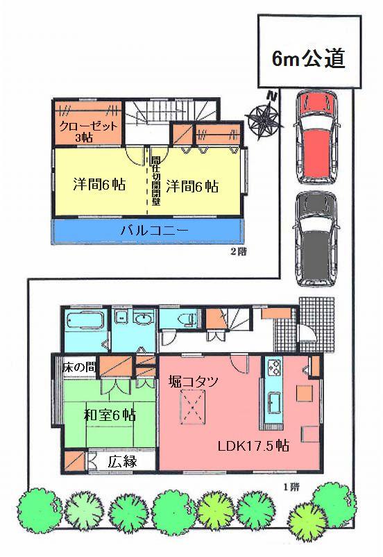 Floor plan. 17.8 million yen, 3LDK + S (storeroom), Land area 147 sq m , Building area 94.39 sq m