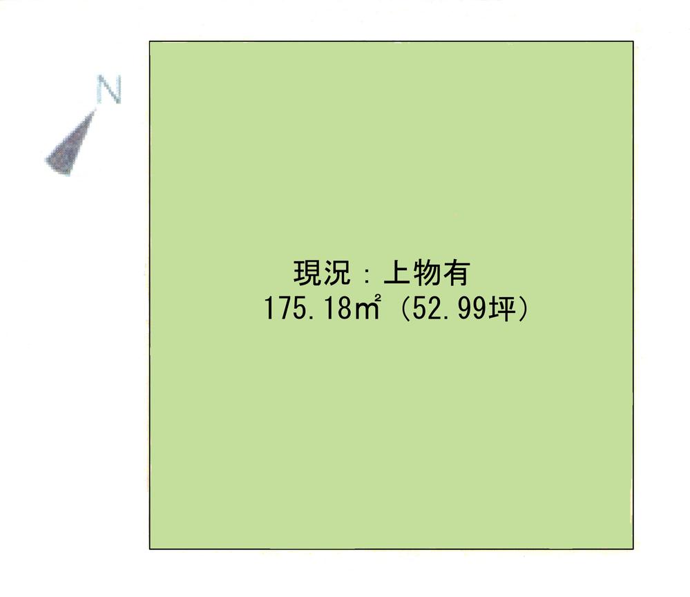 Compartment figure. Land price 9.5 million yen, Land area 175.18 sq m compartment view