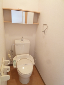 Toilet. With warm water washing toilet seat