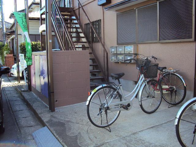 Other common areas. Covered bicycle shed