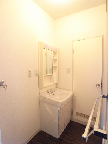 Washroom. Wash basin Indoor Laundry Storage