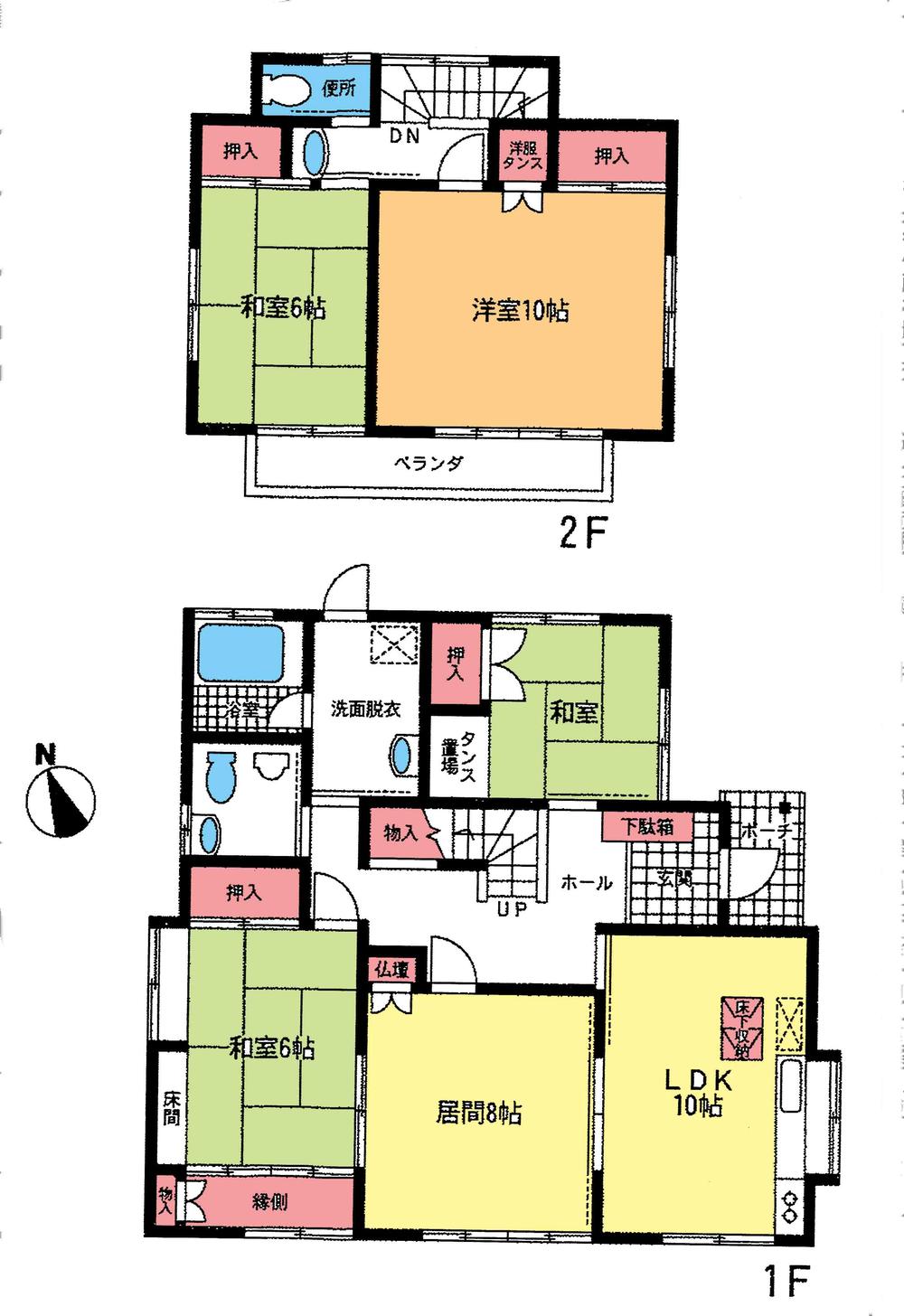 Floor plan. 18,800,000 yen, 4LDK, Land area 200.16 sq m , Building area 118.24 sq m floor plan