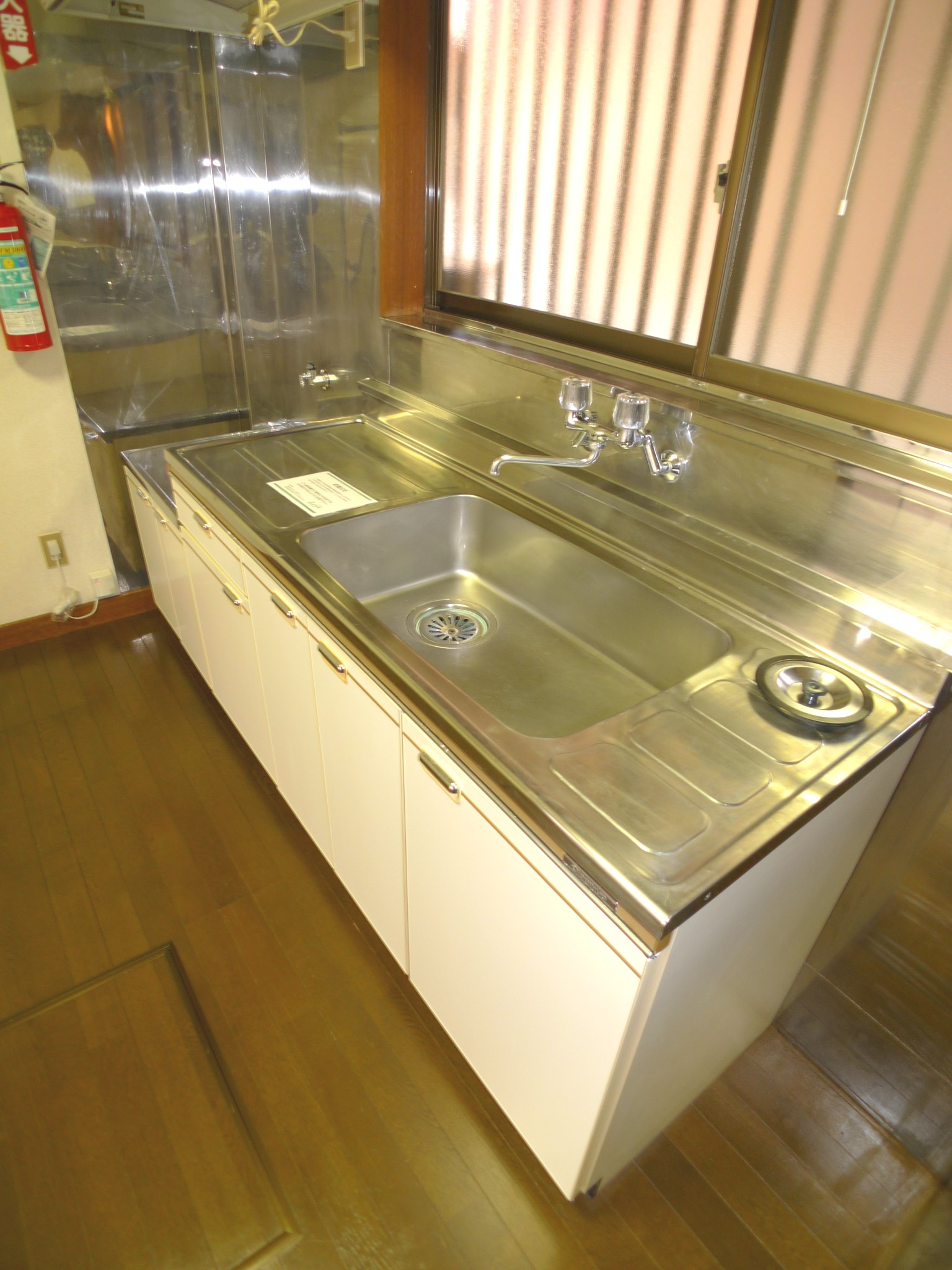 Kitchen. Two-burner gas stove use Allowed