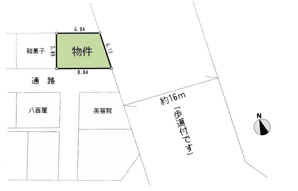 Compartment figure. Land price 6.2 million yen, Land area 45.84 sq m compartment view