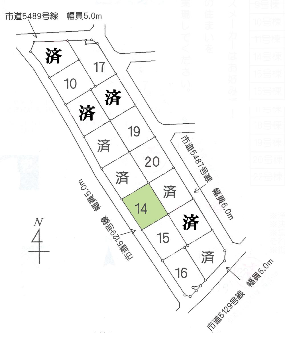Compartment figure. Land price 12.5 million yen, Land area 346.99 sq m