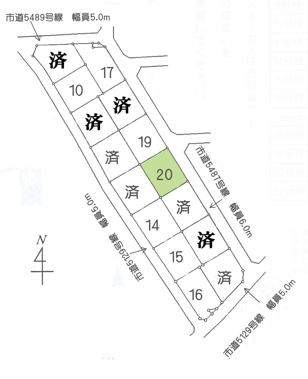 Compartment figure. Land price 12.5 million yen, Land area 333.97 sq m