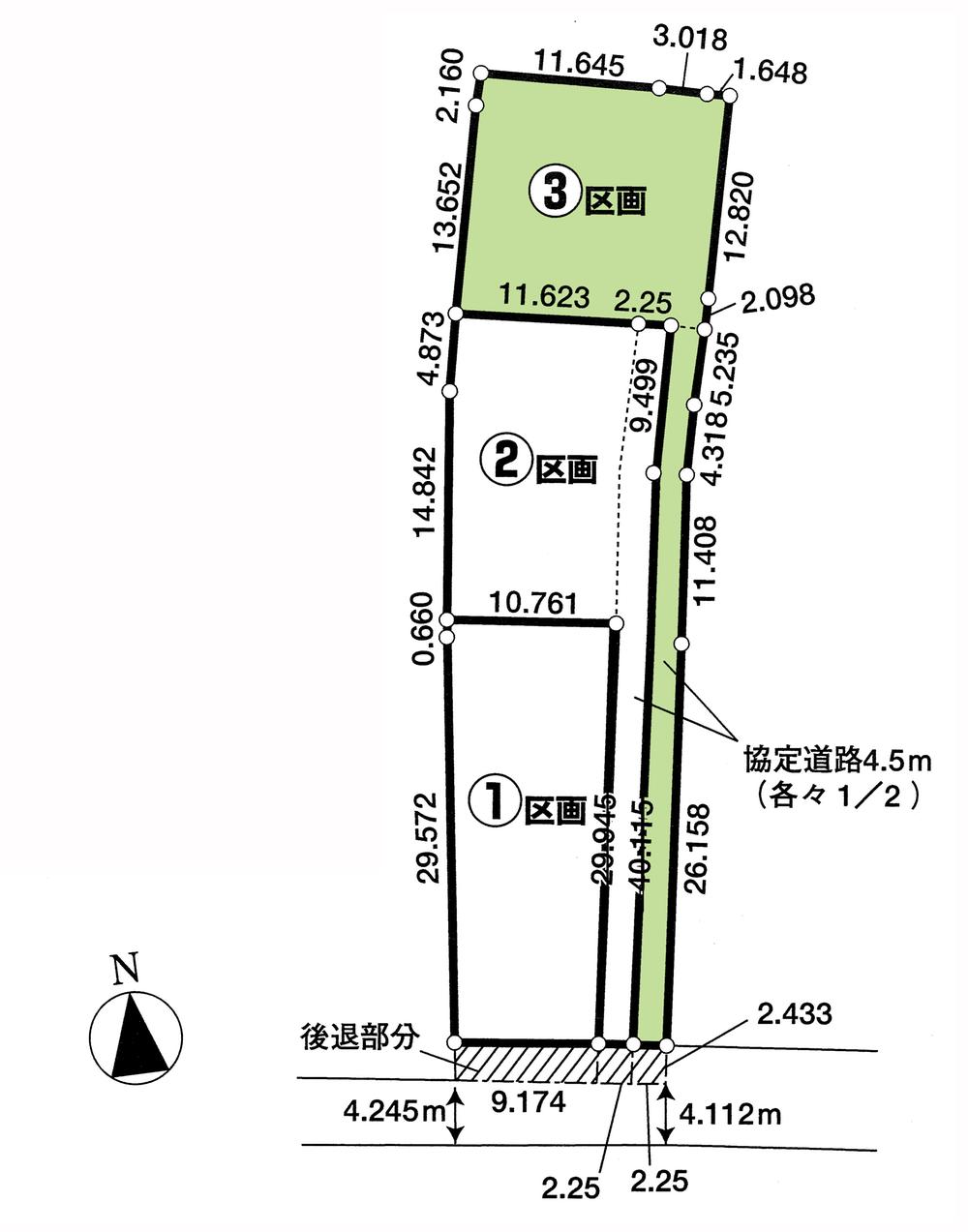 Compartment figure. Land price 10.3 million yen, Land area 360.56 sq m