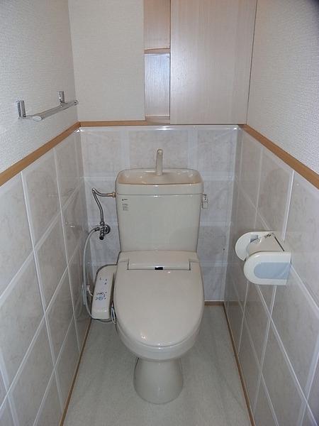 Toilet. It is clear of toilet