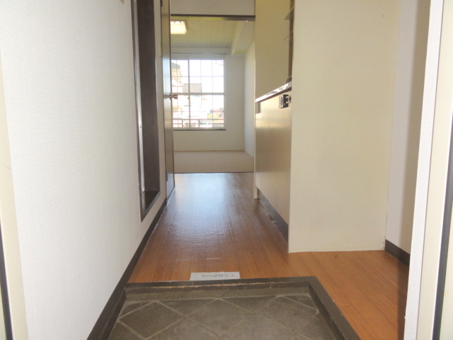 Entrance. Corridor seen from the entrance.