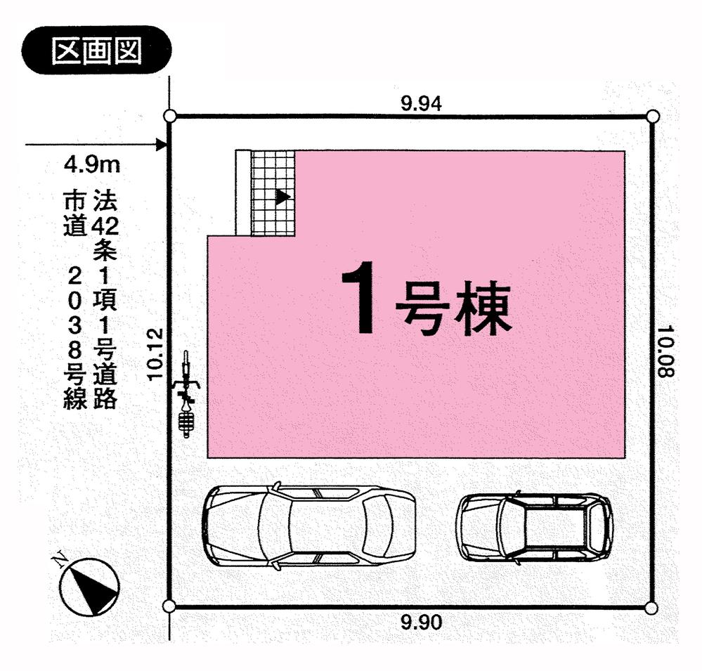 Compartment figure. 26,800,000 yen, 4LDK, Land area 100.33 sq m , Building area 99.77 sq m compartment view