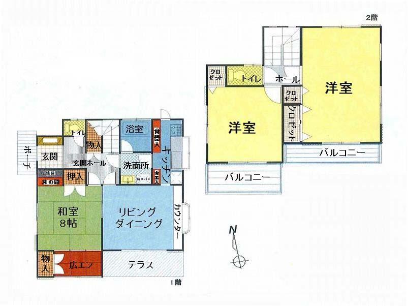Floor plan. 30 million yen, 3LDK, Land area 217.35 sq m , Building area 106.4 sq m
