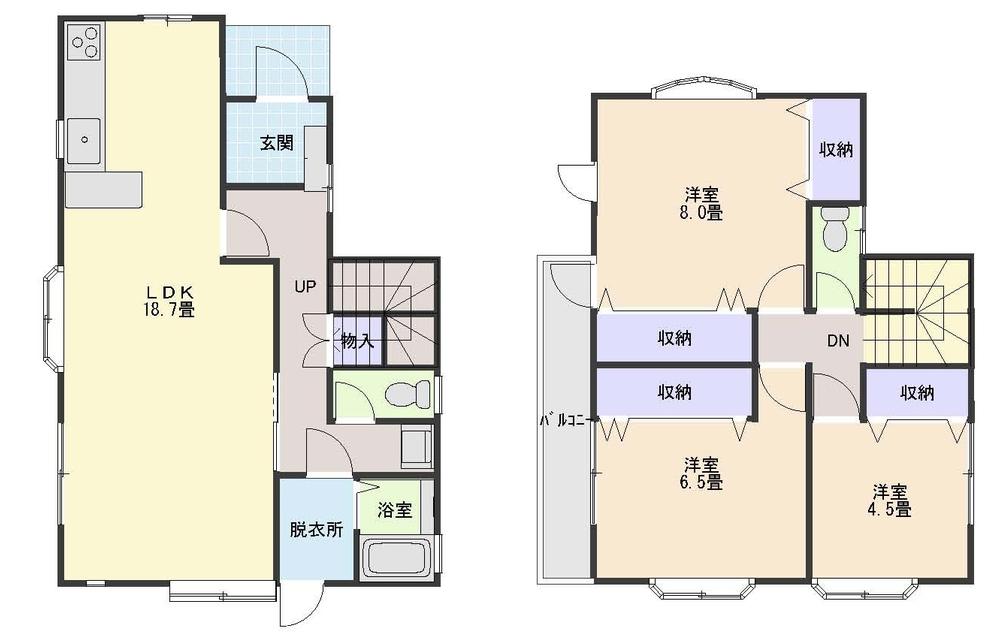 Floor plan. 13 million yen, 3LDK, Land area 102.48 sq m , Building area 98.12 sq m