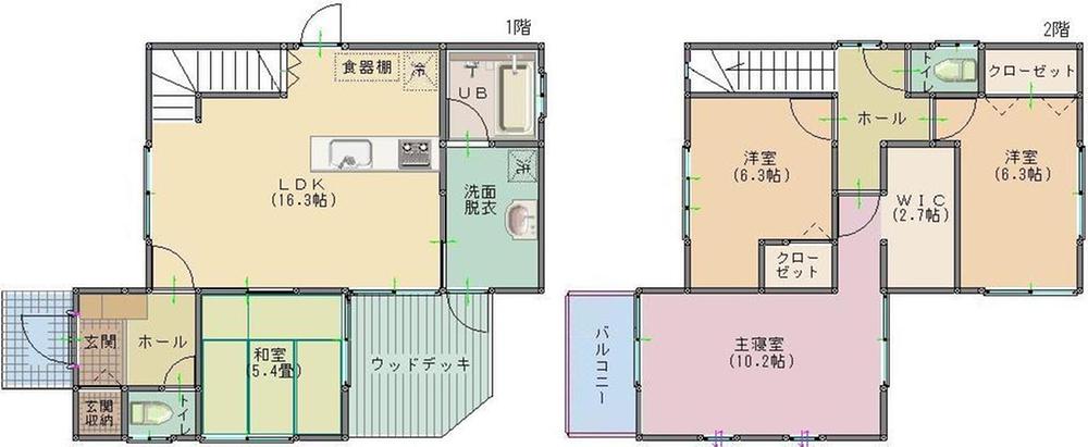 Floor plan. 31.5 million yen, 4LDK, Land area 338.53 sq m , Building area 111.5 sq m