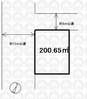 Compartment figure. Land price 15 million yen, Land area 200.65 sq m compartment view