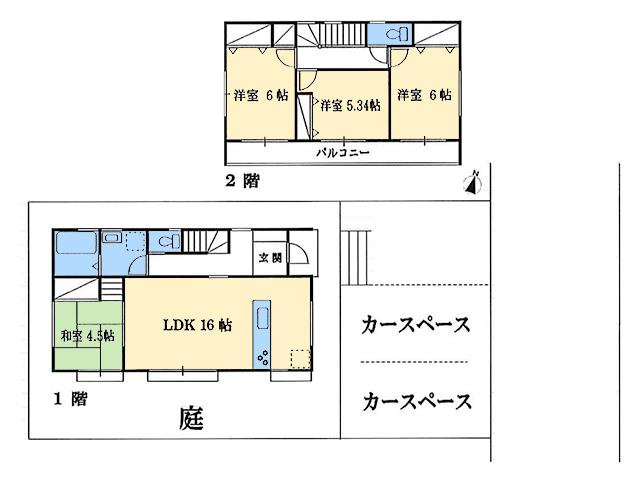 Floor plan. 29,800,000 yen, 4LDK, Land area 156 sq m , Building area 94.39 sq m