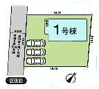 Compartment figure. 32,800,000 yen, 4LDK, Land area 217.23 sq m , Building area 99.77 sq m garage space three Allowed