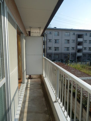 Balcony. It is a photograph of the balcony.