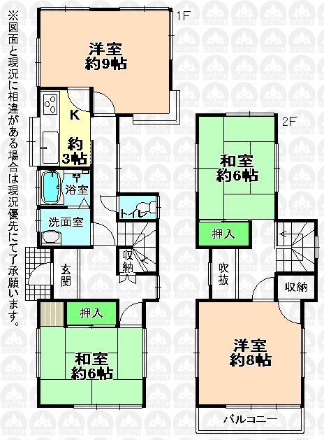 Floor plan. 15.8 million yen, 4K, Land area 139.48 sq m , Building area 82.93 sq m