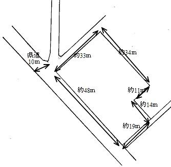 Compartment figure. Land price 33 million yen, Land area 1,368.65 sq m survey map