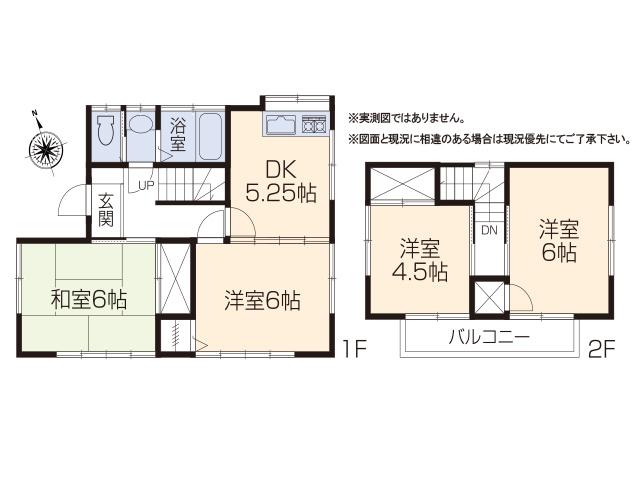 Floor plan. 10.8 million yen, 4DK, Land area 85.75 sq m , Building area 65.82 sq m