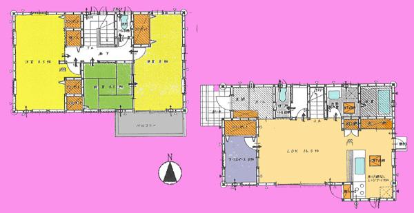 Floor plan. 26,800,000 yen, 3LDK + S (storeroom), Land area 140.07 sq m , Building area 101.02 sq m