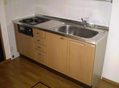 Kitchen.  ☆ Two-burner stove ・ Independent kitchen with a grill ☆