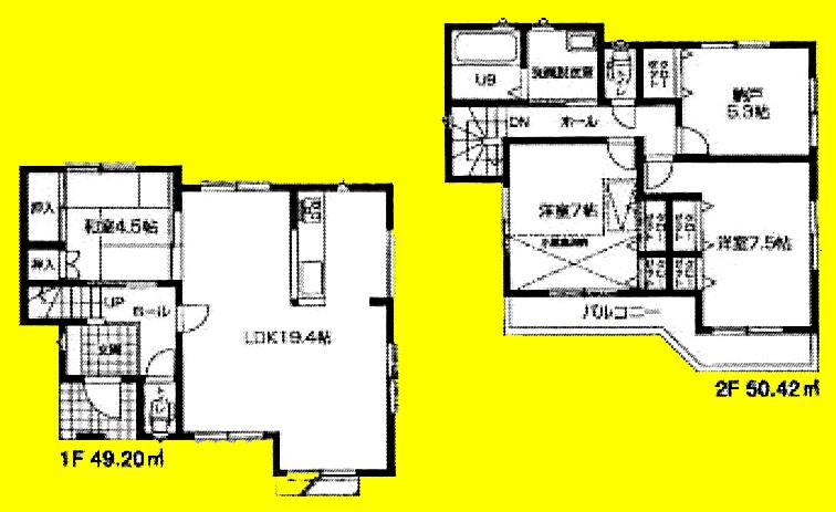 Floor plan. (1), Price 28.8 million yen, 4LDK, Land area 114.78 sq m , Building area 99.62 sq m