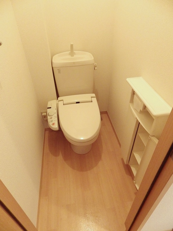 Toilet. With warm water washing toilet seat