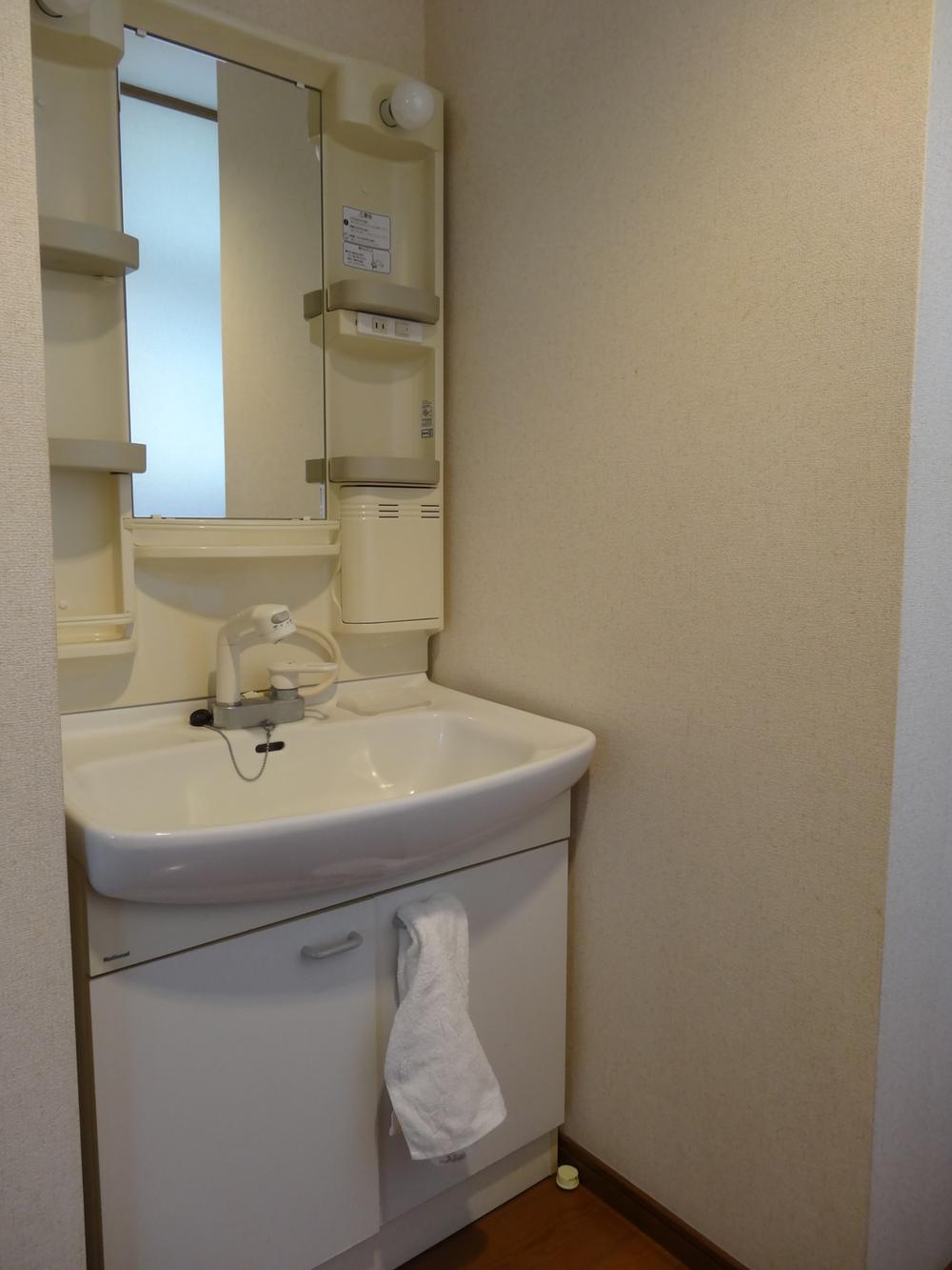 Wash basin, toilet. There is a wash basin also on the second floor, It is very convenient