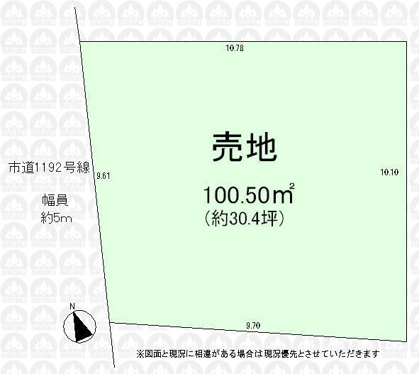 Compartment figure. Land price 36 million yen, Land area 100.65 sq m compartment view