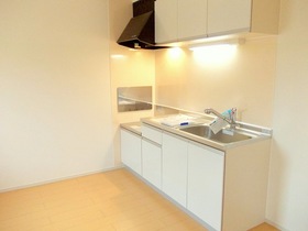 Kitchen. There space cutting board is put