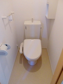 Toilet. Warm water washing toilet seat. (Same construction type)