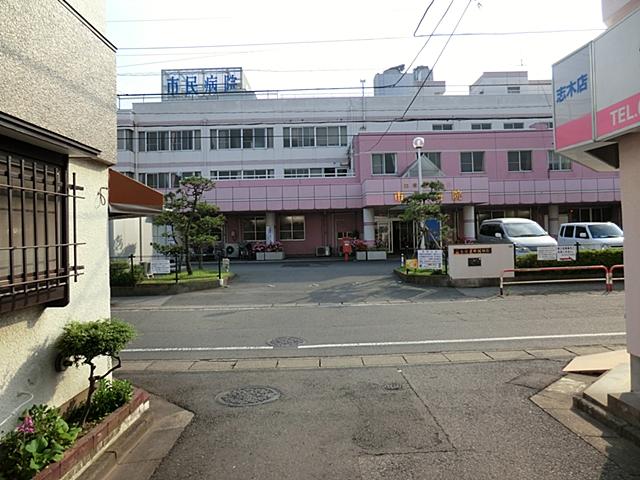 Hospital. Shiki 1980m internal medicine to stand City Hospital ・ Surgery ・ Pediatrics ・ There is such as Department of Rehabilitation inpatient facility is also equipped