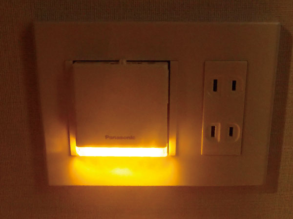 Other.  [With brightness sensor security lighting (corridor)] Automatic lighting when the ambient becomes dark, Once bright auto off. Automatically lights up in the event of a power failure, You can use as a flashlight by removing.