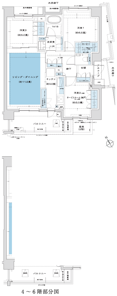Floor: 2LDK + S + WIC / 3LDK + WIC, the occupied area: 72.84 sq m, Price: 42,480,000 yen ~ 46,780,000 yen, now on sale