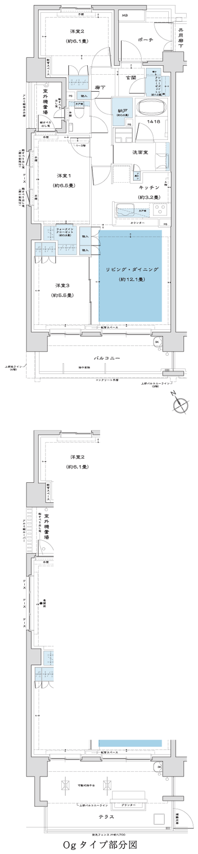 Floor: 3LDK + N + WIC + SIC, the occupied area: 77 sq m, Price: 47,880,000 yen, now on sale