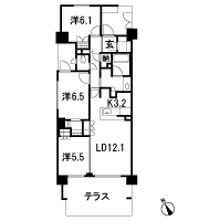 Floor: 3LDK + N + WIC + SIC, the occupied area: 77 sq m, Price: 47,880,000 yen, now on sale