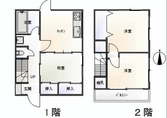 Floor plan. 12 million yen, 3DK, Land area 67 sq m , Building area 53.82 sq m