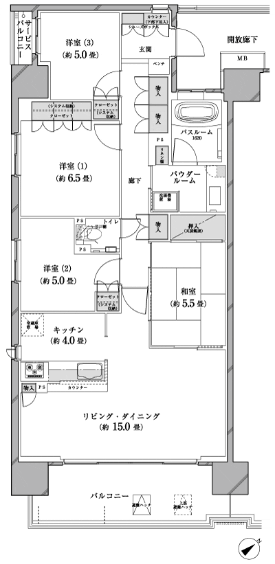 Floor: 4LDK, occupied area: 94.67 sq m, Price: TBD
