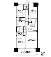 Floor: 3LDK + MC + WIC, the occupied area: 73.86 sq m, Price: 27,100,000 yen, now on sale