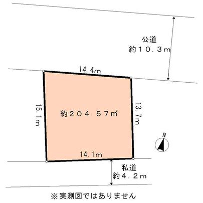 Compartment figure. Saitama Prefecture Shiki Kamimuneoka 5-chome